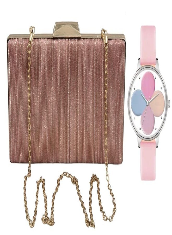 Tinth Styles Unique Women Clutches In Trandy Color's + Free Watch For You - Image 1